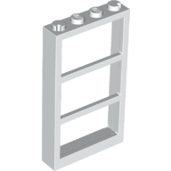 Window 1 x 4 x 6 Frame with 3 Panes in White
