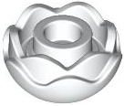 Plant, Flower, Peony Rose with 2 Layers in White