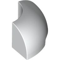 Brick Round Corner 2 x 2 x 1 in White
