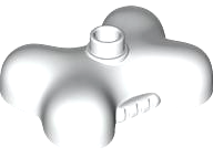 Duplo Food Bone in White