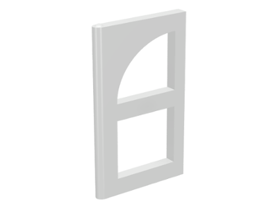 Window 1 x 3 x 4 Pane for Window 2 x 6 x 6 Freestyle in White