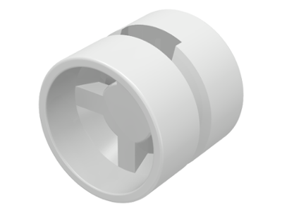 Wheel 11 x 12 with Hole Round for Wheels Holder Pin in White