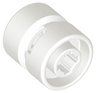 Wheel 11 x 12 with Hole Notched for Wheels Holder Pin in White