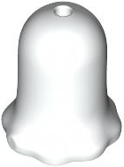 Mini Ghost / Bell-Shaped Flower in White