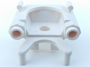 Minifig Neckwear Jet Pack with Twin Handles in White