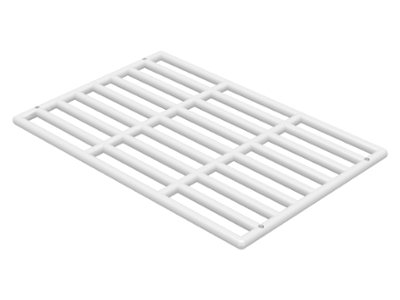 Bar 9 x 13 Grille in White