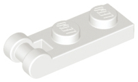 Plate Special 1 x 2 with Handle on End [Closed Ends] in White