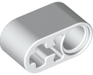 Technic Beam 1 x 2 Thick with Pin Hole and Axle Hole in White