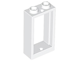Window 1 x 2 x 3 Flat Front in White