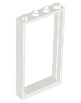 Door Frame 1 x 4 x 6 Type 2 in White