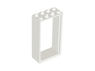 Door Frame 2 x 4 x 6 in White