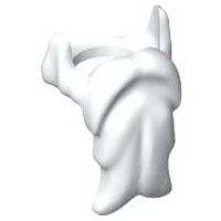 Minifig Neckwear Beard in White