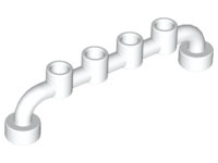 Bar 1 x 6 [Closed Studs] in White