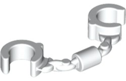 Equipment Handcuffs in White