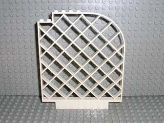 Belville, Wall, Lattice 12 x 1 x 12 Curved in White