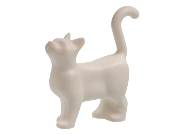 Animal, Cat, Standing [Plain] in White