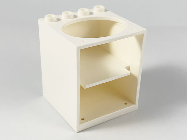 Belville, Cupboard 4 x 4 x 4 with Elliptical Hole for Sink in White