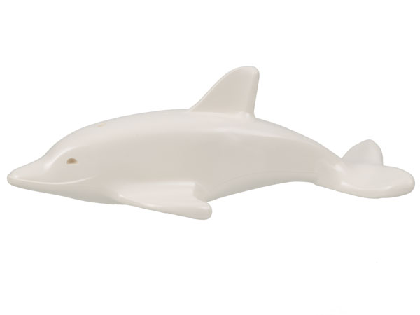 Animal, Dolphin (Normal Connection - With Axle Holder) in White
