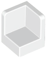 Panel 1 x 1 x 1 Corner in White