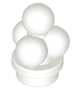 Food Ice Cream Scoops in White