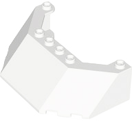 Windscreen 5 x 8 x 2 in White