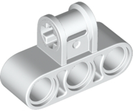 Technic Axle and Pin Connector Perpendicular Triple in White