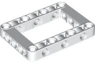 Technic Beam Frame 5 x 7 with 3 x 5 Opening Thick in White