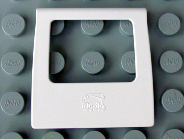 Duplo Door, Van Rear with Window Opening in White