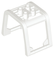 Roll Cage 6 x 4 x 3 1/3 in White