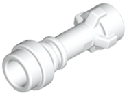 Weapon Lightsaber Hilt with Bottom Ring in White