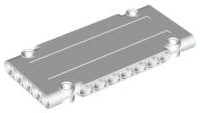 Technic Panel 5 x 11 x 1 in White