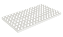 Duplo Plate 8 x 16 in White