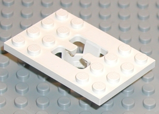 Technic Stick Shift Plate in White
