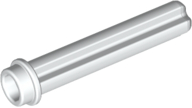Technic Axle 3 with Stud in White