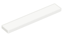 Tile 1 x 6 with Groove in White