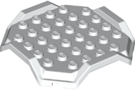 Plate Special 8 x 8 x 2/3 Octagon with Rim in White