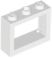 Window 1 x 3 x 2 in White