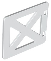 Duplo Door / Gate / Window with 'X' Supports in White