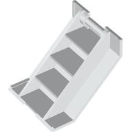 Airplane Door with Staircase in White