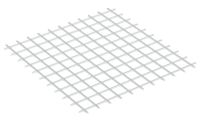Net 10 x 10 Square in White