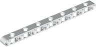 Technic Beam 1 x 15 Thick with Alternating Holes in White