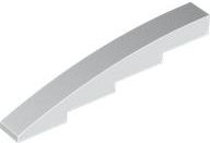 Brick Curved 1 x 8 x 1 2/3 in White