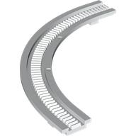 Gear Track Curve 90° 17 1/2 x 17 1/2 in White