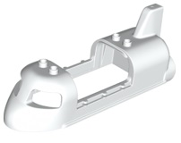 Duplo Plane / Shuttle Top 6 x 13 x 4 1/2 in White