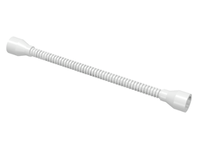 Flexible Hose 8.5L with Tabless Ends (Ends same color as Tube) in White