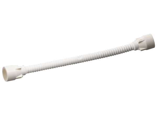 Flexible Hose 8.5L with Tabbed Ends (Ends same color as Tube) in White