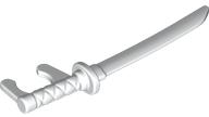 Weapon Katana with Neck Bracket in White