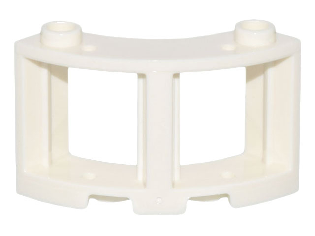 Window Round 3 x 3 x 2 in White