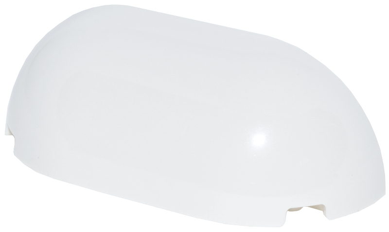 Brick Round, Curved Triple 2 x 6 x 1 2/3 in White