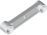 Technic Link 1 x 6 x 2 Angled, Bent, Double in White